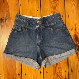 Banana Republic High Waisted Jean Shorts 4